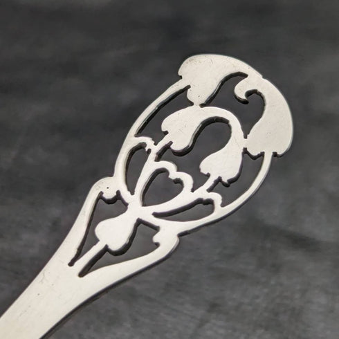 1917 British Antique Sterling Silver Tea Strainer